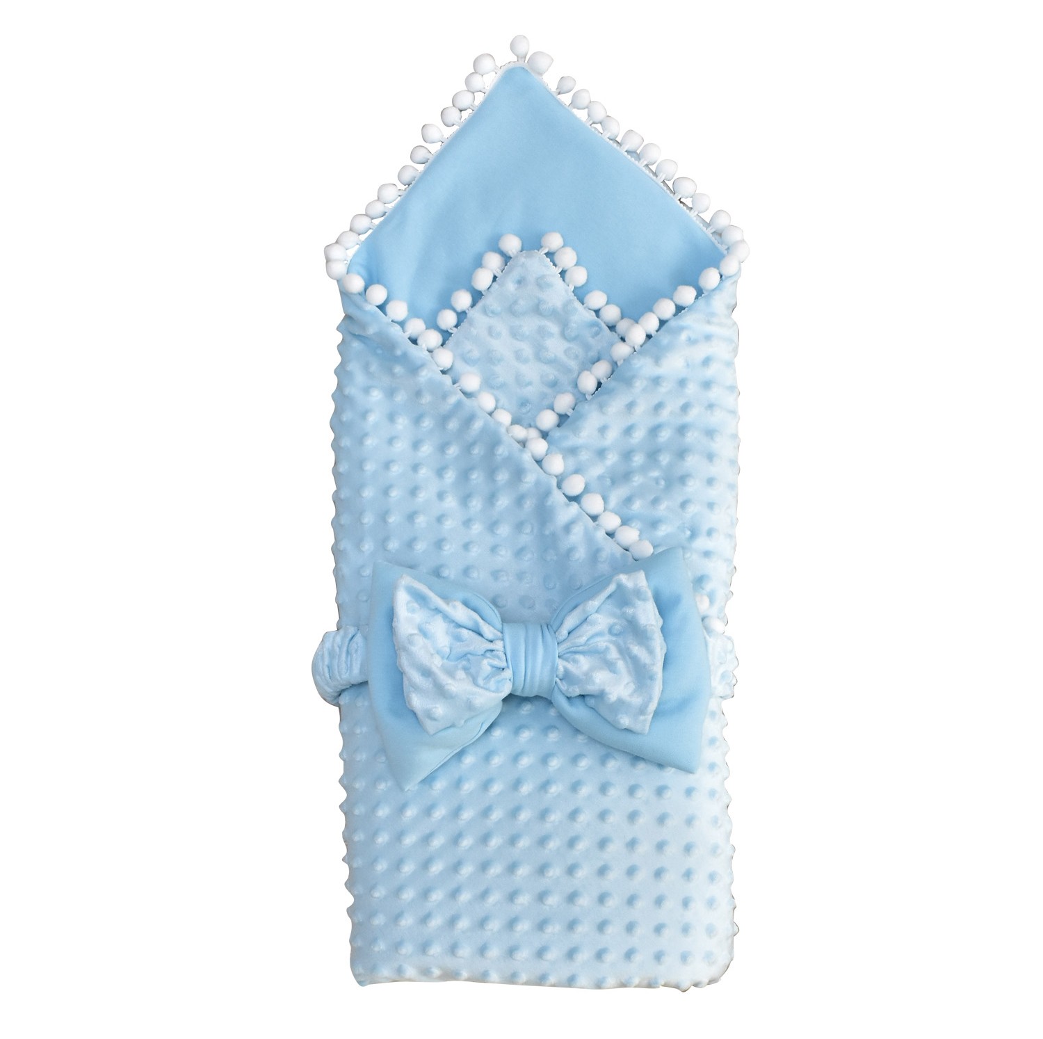 Комплект на выписку 5 предм.(плед, набор одежды, пояс)"Любитель природы", плюш, интерлок пенье (розовый)