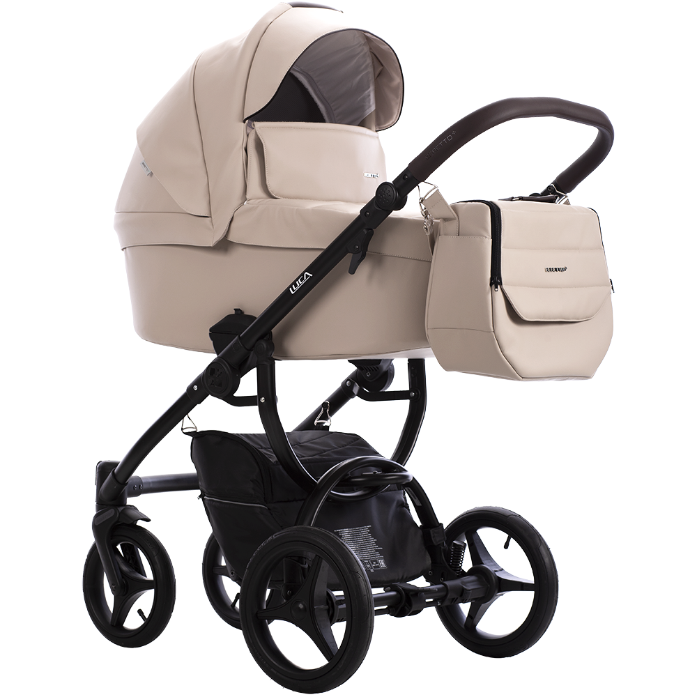 Коляска LUCA PRO 2в1 (Bebetto) (Pro 30 (св.бежевая кожа))