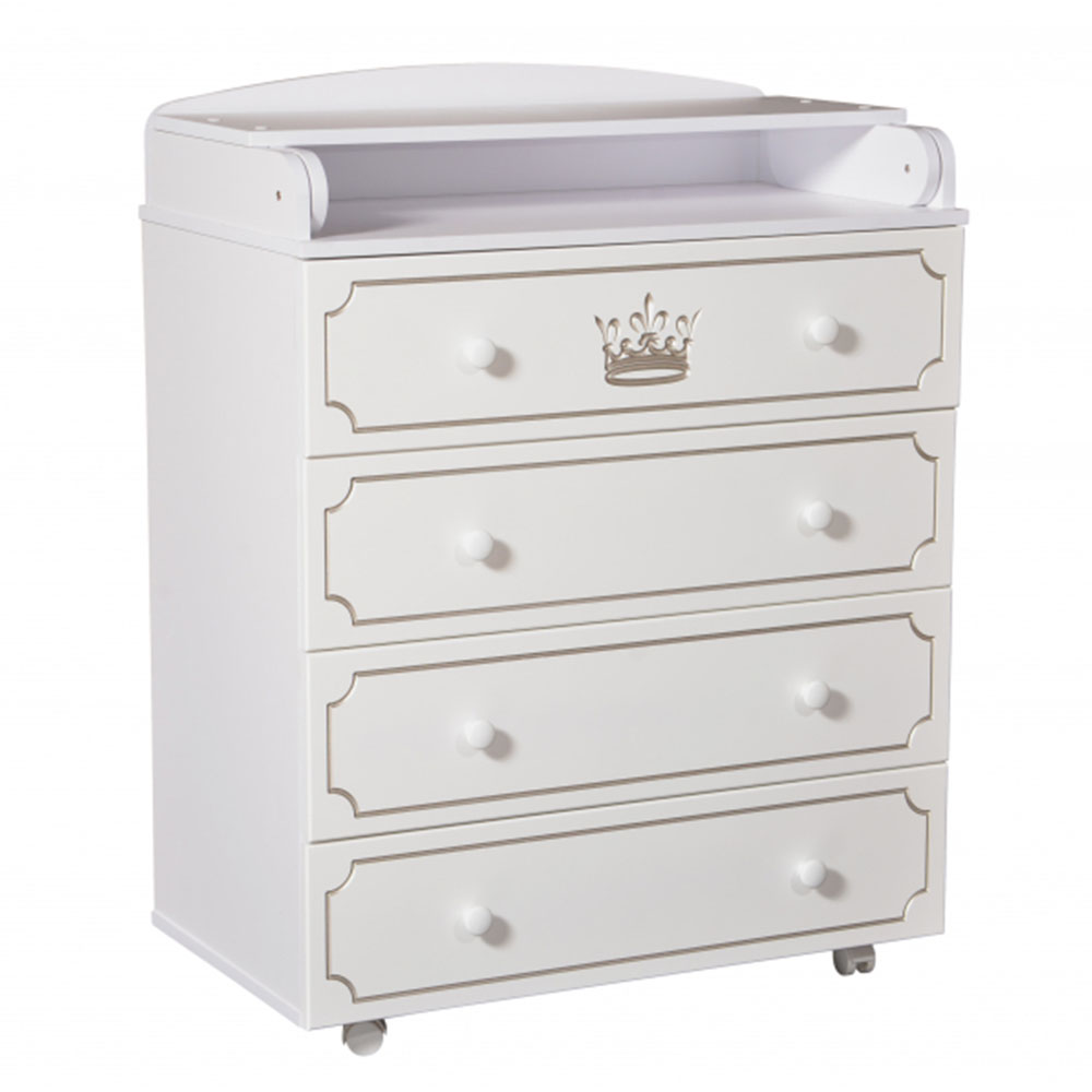 Комод Nikol МДФ 800/4 (слоновая кость)