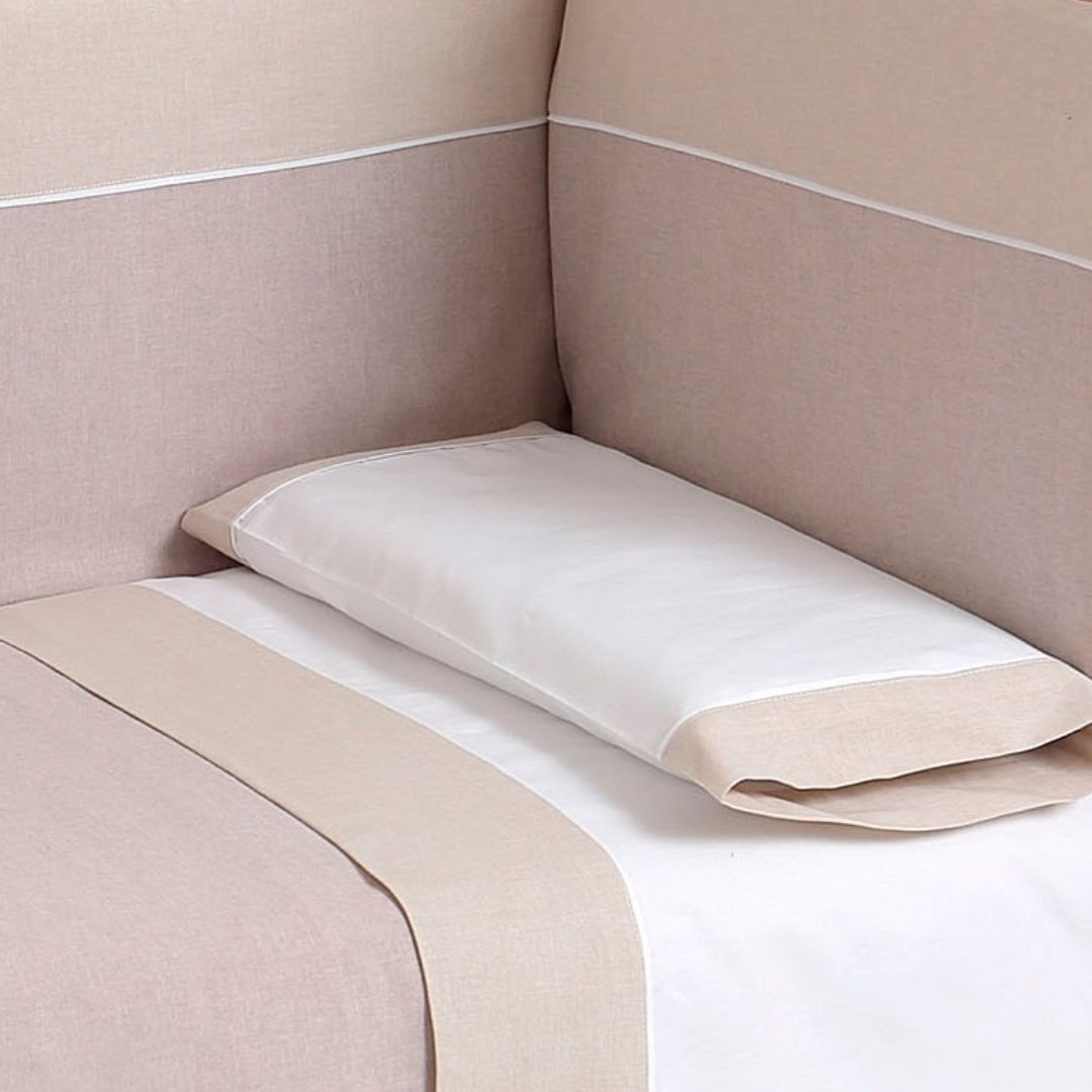 Набор Micuna Nature покрывало+борт для колыбели TX-934 beige