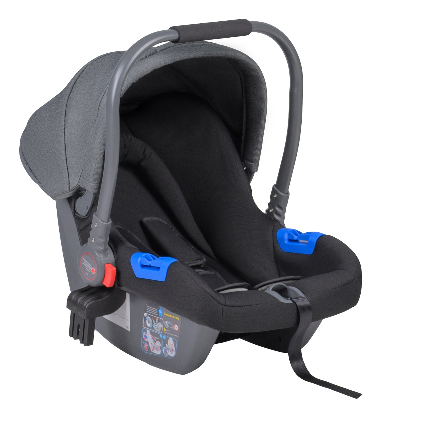 Автокресло детское к коляске Aimile KS-2150/a (4шт.) (Темно-серый/Dark Grey)