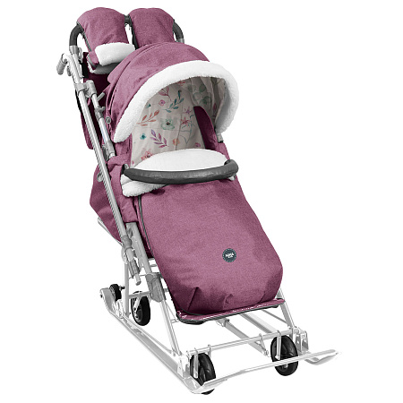 Коляска комбинированная Ника Детям 7-8К (упак. 1 шт.) (оливковый с бежевым каркасом арт.НД7-8К/ОЛ)