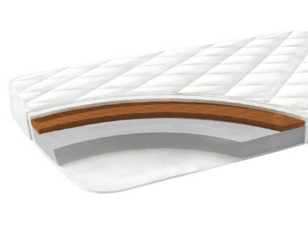 Матрас Farfello "Soft" 11 см Стег. Жаккард, Форплит, кокос 1 сторона