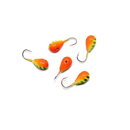 Мормышка вольф"ЯМАН"Капля с отв, р.5, вес1,70,цв.аргиана(уп.5 шт.)