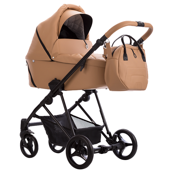 Коляска YODDI PRO 2в1 (Bebetto) (Pro 01 (св.бежевая кожа))
