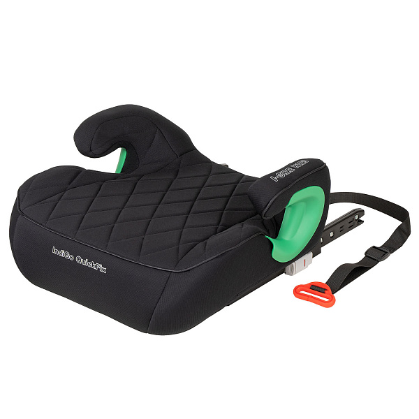 Автокресло-бустер QuickFix ISOFIX, группа 3 (135-150 см, 22-36 кг), (Indigo) (упак.4 шт.) (серый-черный)