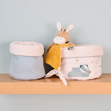 Игрушка мягкая Nattou Doudou FELIX & LEO Ослик 595117