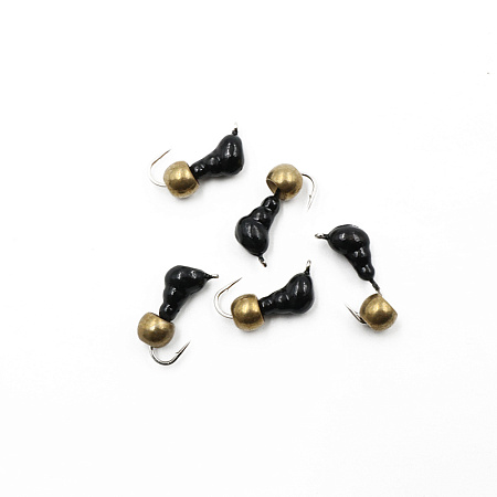 Мормышка безнасадочная ЯМАН "Муравей с ушком", вес 0,6 г, шарик латунный (уп. 5 шт.)