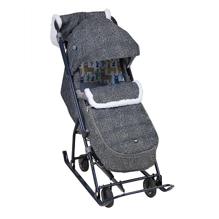 Коляска комбинированная Наши Детки 6 (упак. 2 шт.) (джинс Звезды серый арт.НДТ6/ДЗ)