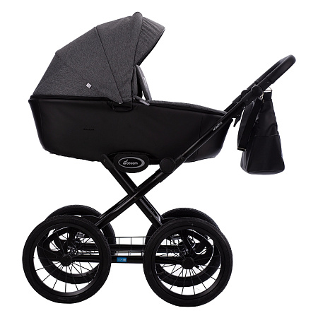 Коляска MORENO SL 2в1 (AroTeam) (09 (св.бежевый+св.бежевая кожа))