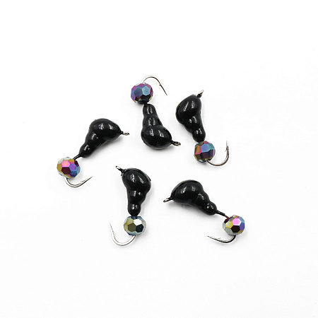 Мормышка безнасадочная ЯМАН "Муравей с ушком", вес 1 г, кристалл хамелеон (уп. 5 шт.)