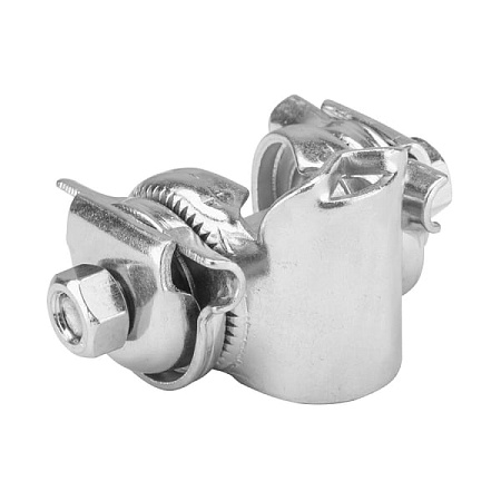 Замок седла, диаметр крепления 22 мм, стальной, серебристый/470106