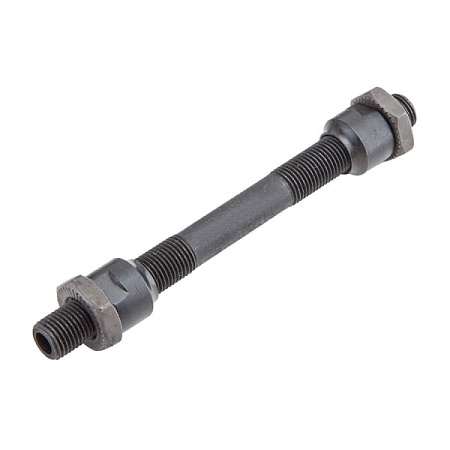 Ось передней втулки под эксц, 3/8'x108мм, в комплекте с гайками, шайбами и конусами/130337