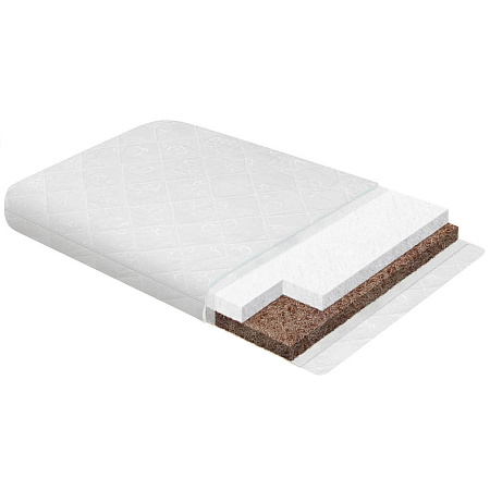 Матрас DUO JUNIOR, стеганая микрофибра (60*120*12)(indigo)