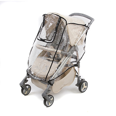 Дождевик для коляски с окошком, ПВХ