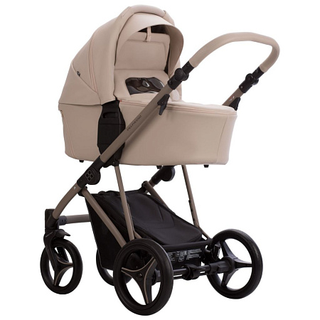 Коляска PELPASSO PRO Kaszmir 2в1 (Bebetto) (Pro 02 (св.бежевая кожа))