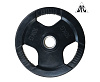 Диск обрезиненный DFC, чёрный, с хватом, 51мм, 10кг