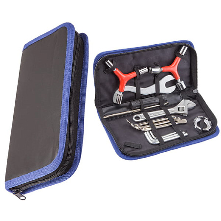 Набор велоинструментов Kenli KL-9808 из 12-ти предметов в футляре/230141