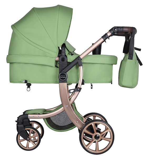 Коляска трансформер Aimile Original New Gold (Базилик NDG-4)