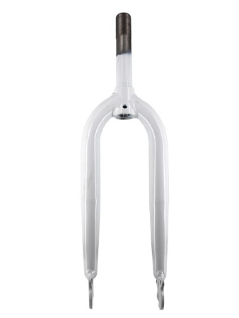 Вилка 18' шток 1' жёстк. для детск. вел. сталь белая/110250