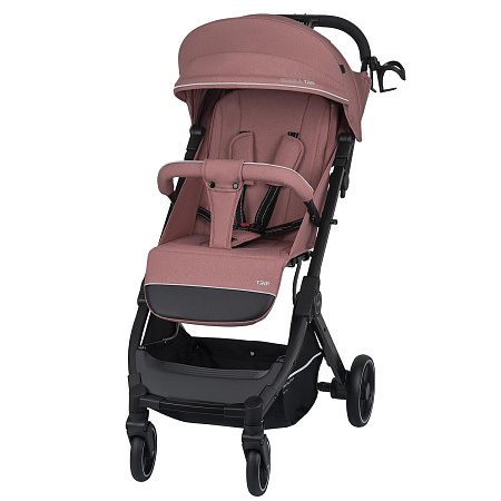 Коляска TRIP (2кол.(14см)2кол.(19см), съемн.бамп.)(упак.1 шт.)(Indigo) (розовый)