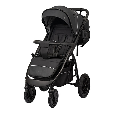 Коляска EPICA XL AIR с сумкой'2025 (2кол.(20,3см)2кол.(29см))(упак.1шт.)(Indigo) (черный)