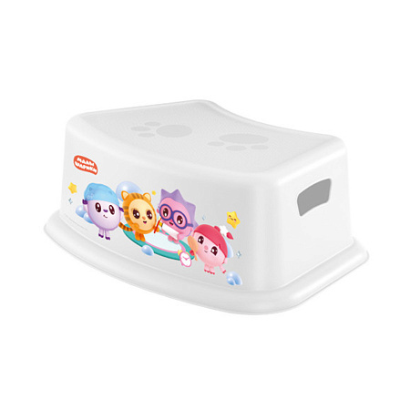 Подставка детская с декором "МАЛЫШАРИКИ" (упак.12 шт.) (белый арт.431336616)