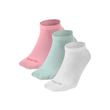 Носки спортивные Starfit Soft SCS2563PW, мультиколор, 39-42, 3 пары