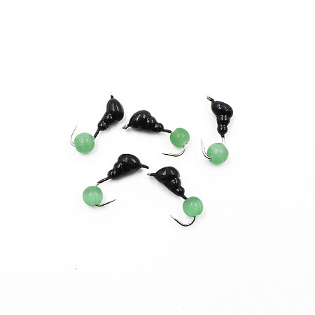 Мормышка безнасадочная ЯМАН "Муравей с ушком", вес 0,45 г, кошачий глаз (уп. 5 шт.)