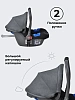 Автокресло детское к коляске Aimile KS-2150/a (4шт.) (Темно-серый/Dark Grey)