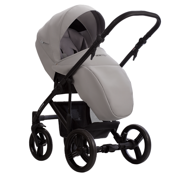 Коляска MAGNUM LIGHT PRO 2в1 (Bebetto) (Light pro 01 (св.бежевая кожа))