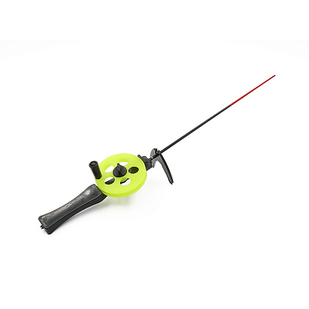 УДОЧКА зимняя "Профи" УП-3 с пластмассовой ручкой (хлыст стекловолокно), цв. в ассорт.(10 шт) /100/