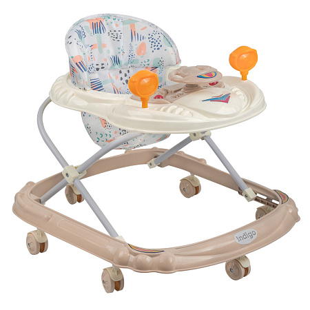 Ходунки "DRIVE" 6 колес, муз. (упак.7 шт.) (Indigo) (синий)