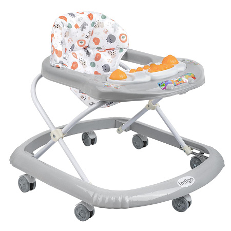 Ходунки "Подвески" 7 колес, муз. (упак.7 шт.) (Indigo) (бежевый)