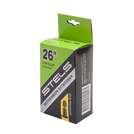 Велокамера 26" Stels Seyoun 26х1,95-2,125 AV-48 двойной обод