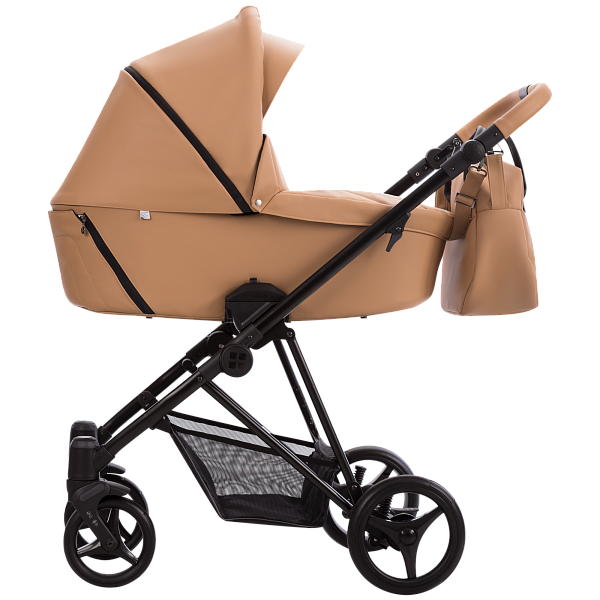 Коляска YODDI PRO 2в1 (Bebetto) (Pro 01 (св.бежевая кожа))