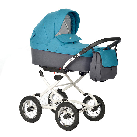 Коляска BLUES Classic (Indigo) (Bl 07 (мятный))