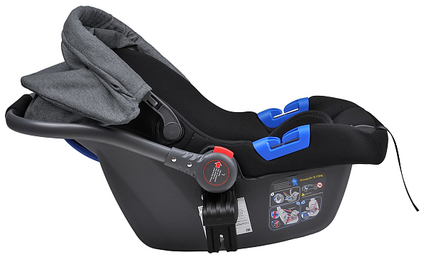 Автокресло детское к коляске Aimile KS-2150/a (4шт.) (Темно-серый/Dark Grey)