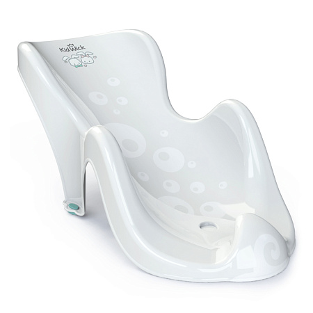 Горка для купания АКВА МИНИ 525*265*230 мм антискольз. (упак. 18шт.) (белый-бирюзовый)