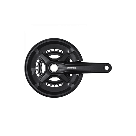 Шатун Shimano MT210 170мм 46/30 для 2*9 ск с защитой черный EFCMT210CX60CL