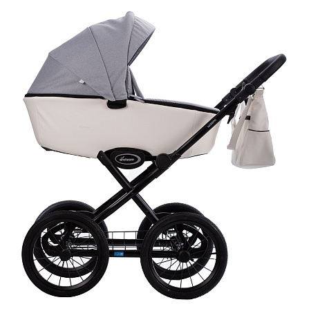 Коляска MORENO SL 2в1 (AroTeam) (09 (св.бежевый+св.бежевая кожа))