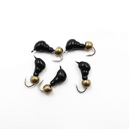 Мормышка безнасадочная ЯМАН "Муравей с ушком", вес 1 г, шарик латунный (уп. 5 шт.)