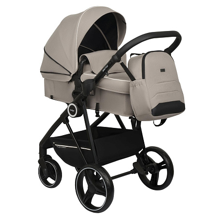 Коляска-трансформер SHUTTLE 3в1 (Indigo) (светло серый-темно серый)