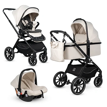 Коляска модульная 3в1 Belleza 2024 (Pearl/Жемчужный FB-4)