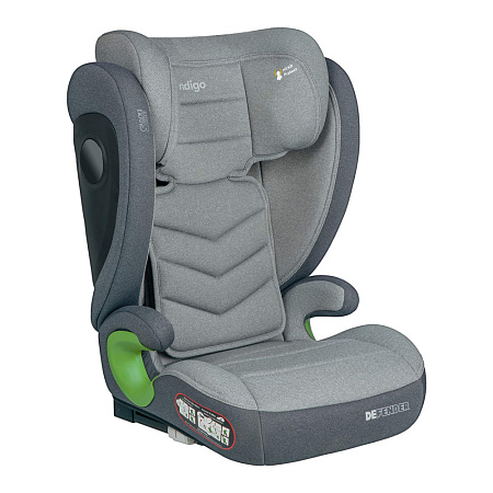 Автокресло DEFENDER I-SIZE ISOFIX, группа 2+3 (15-36кг), (Indigo) (упак.2шт.) (черный)
