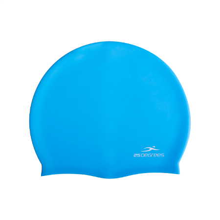 Шапочка для плавания 25DEGREES Nuance Light Blue 25D21004J, силикон, подростковый