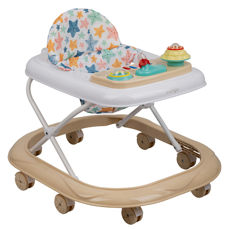 Ходунки "SPACE" 8 колес, муз. (упак.6 шт.) (Indigo) (зеленый)