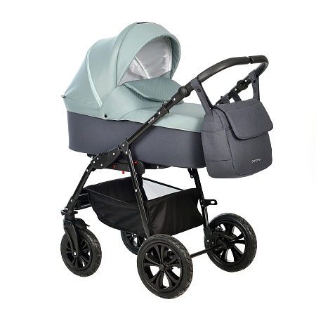 Коляска CHARLOTTE Sity 2в1 (Indigo) (Cs 05 (т.серый+св.серый))