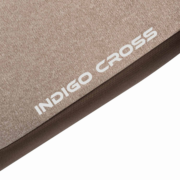 Автокресло-бустер INDIGO CROSS, группа 3 (22-36 кг), (упак.10 шт.) (бежевый-коричневый)