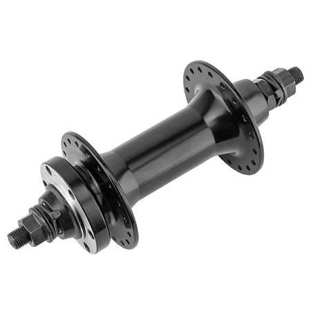 Втулка передняя WZ-A212F 14Gx36H 3/8'x135x180 гайки, алюм чёрная/130293